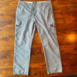 Men's | Quicksilver Waterman Collection Cargo Pants in Medium Gray [Size 38]